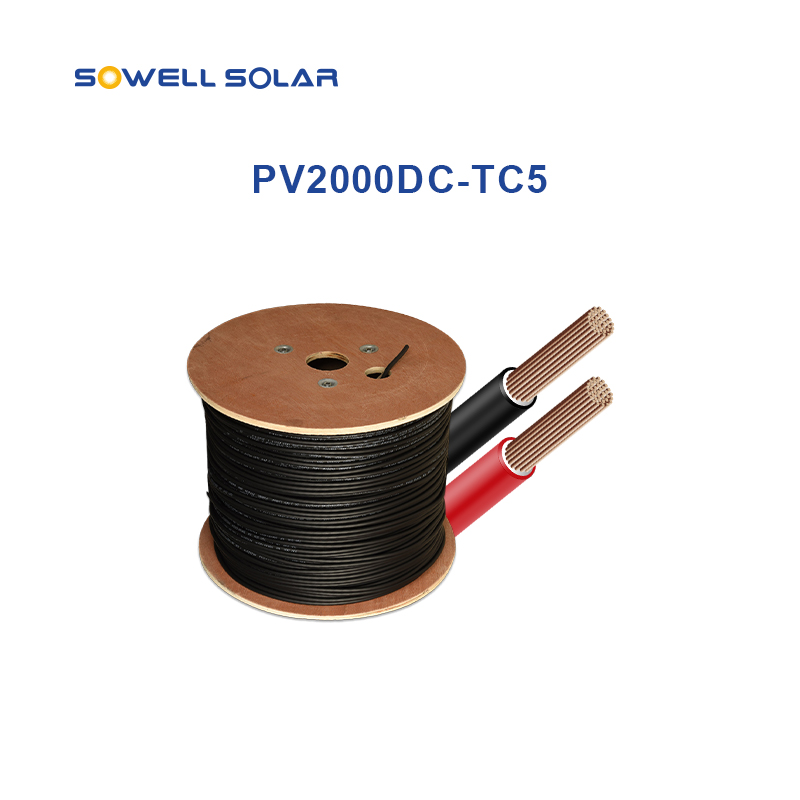 2000V Solar DC Cable  PV2000DC-TC5